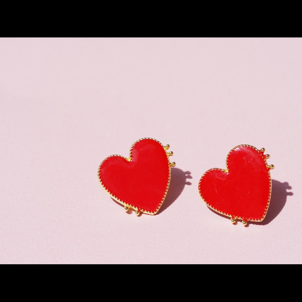 Earrings hearts